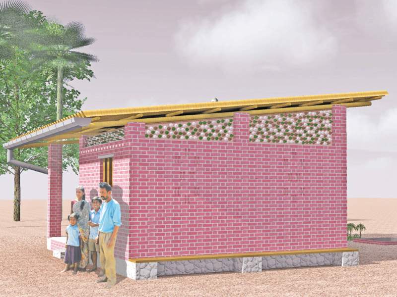 Sustainable Farmer house Malur, India